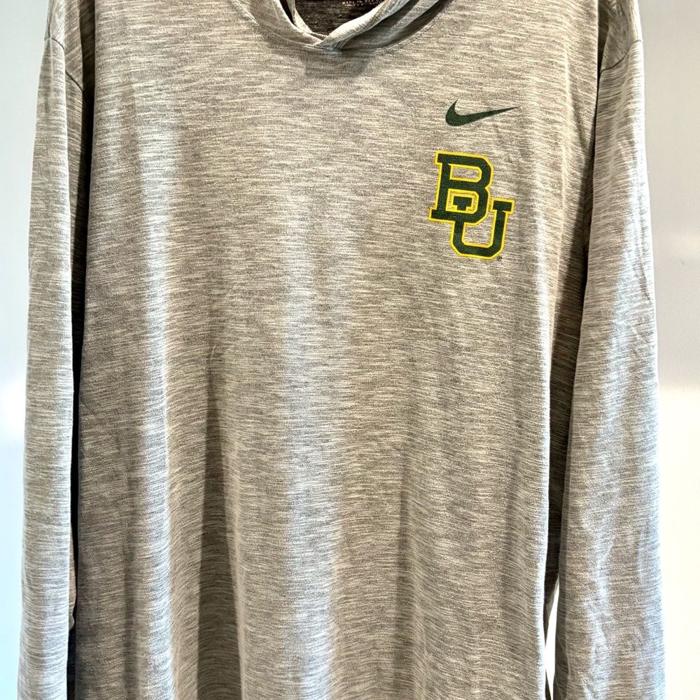 Nike Dri-FIT Baylor Logo Lightweight Hooded sweatshirt/top. XXL.